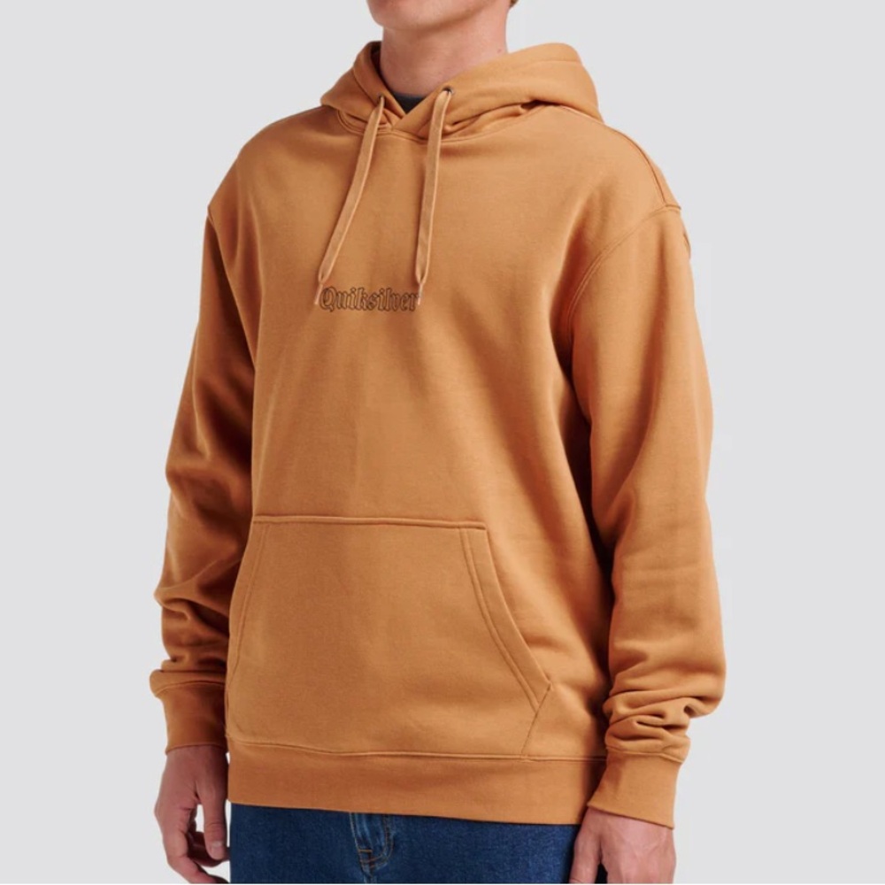 Quiksilver Hoodie Men’s Medium pullover Graphic 2 Sided Fall Color  NWT